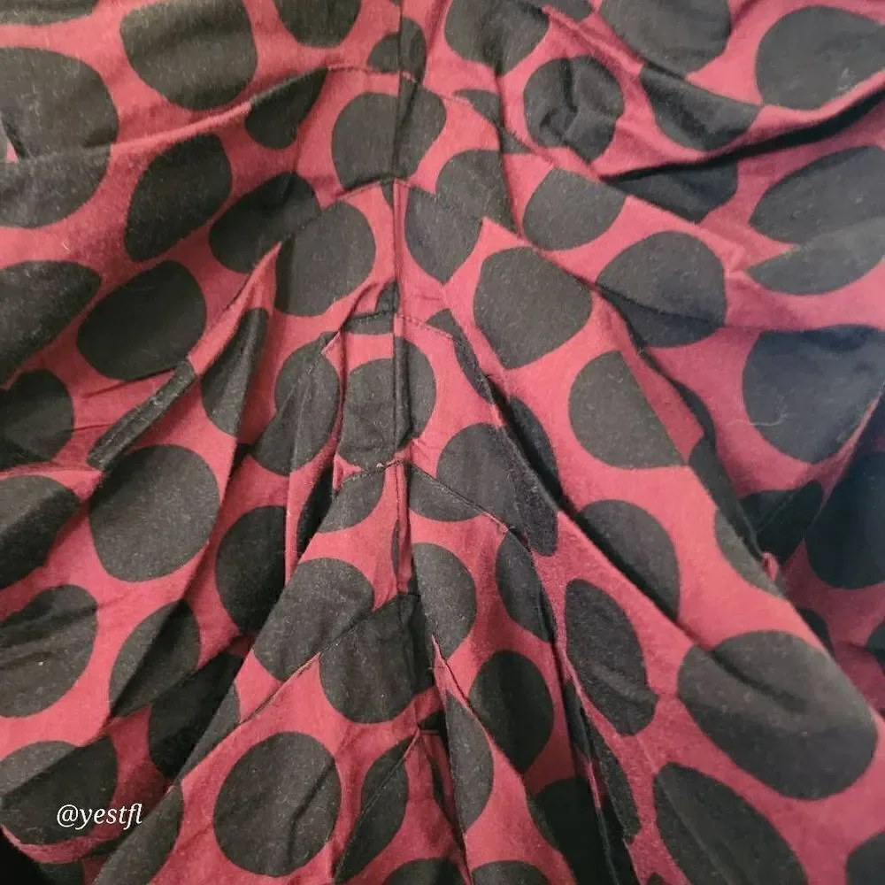 ART Atelier polka dot skirt 6 lagenlook whimsigoth witchy indie art-to-wear